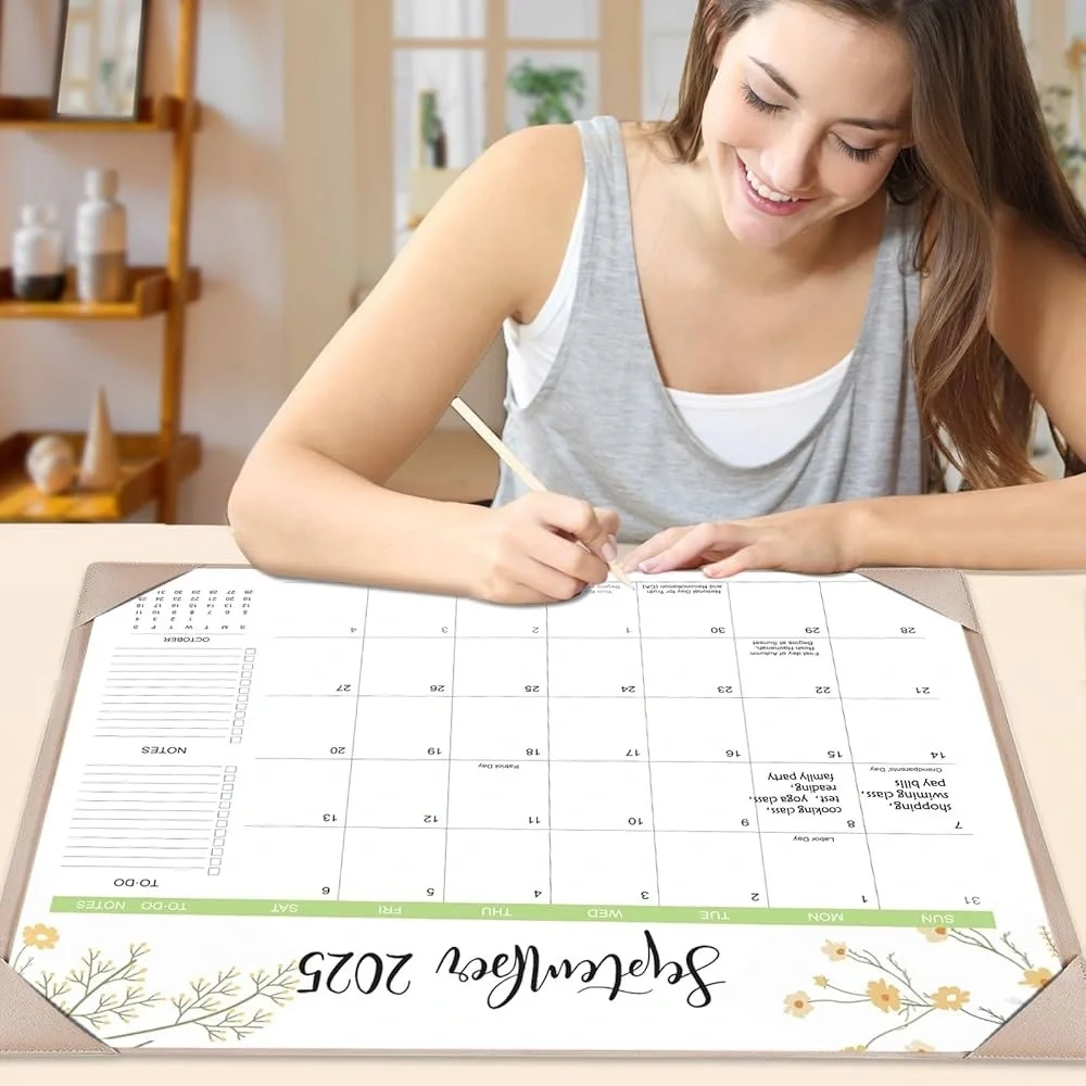 Desk Calendar 2026 with Desk Mat